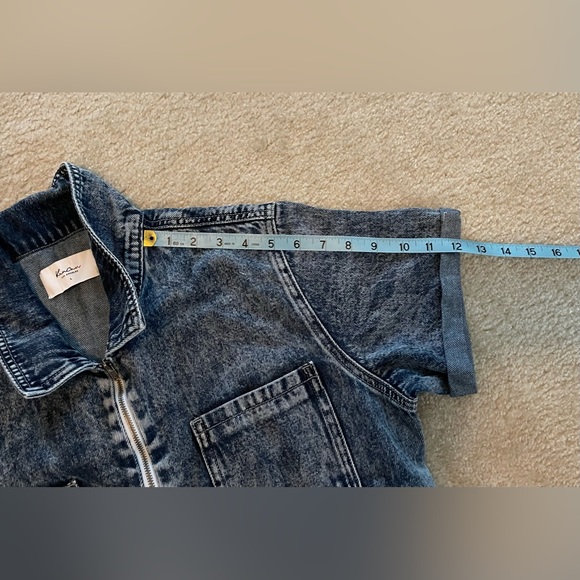 Kan Can Los Angeles Romper with Shorts - Blue Jean - Size: Large - Picture 6 of 9